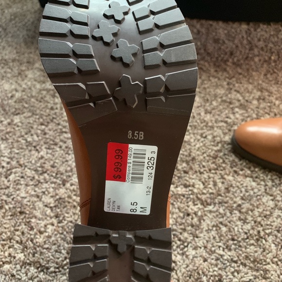 Ralph Lauren genuine leather & suede boots Size8.5 - Picture 2 of 3